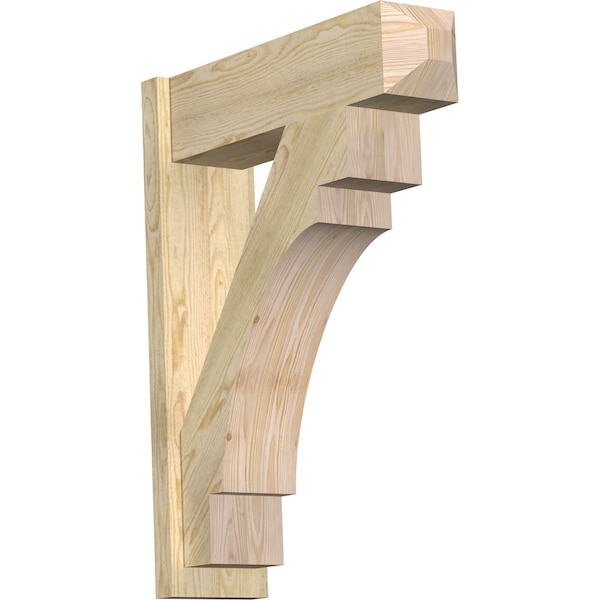 Ekena Millwork Merced Rough Sawn Craftsman Outlooker, Douglas Fir, 8"W x 28"D x 36"H OUT08X28X36MRC04RDF - main